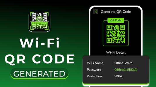 WIFI QR Scan Connect to WIFI