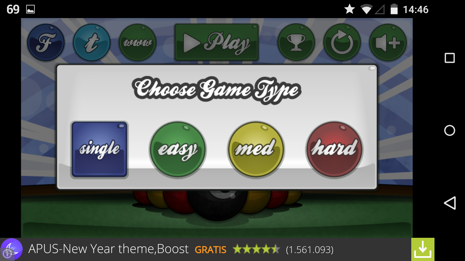 Free Billiard game  APK