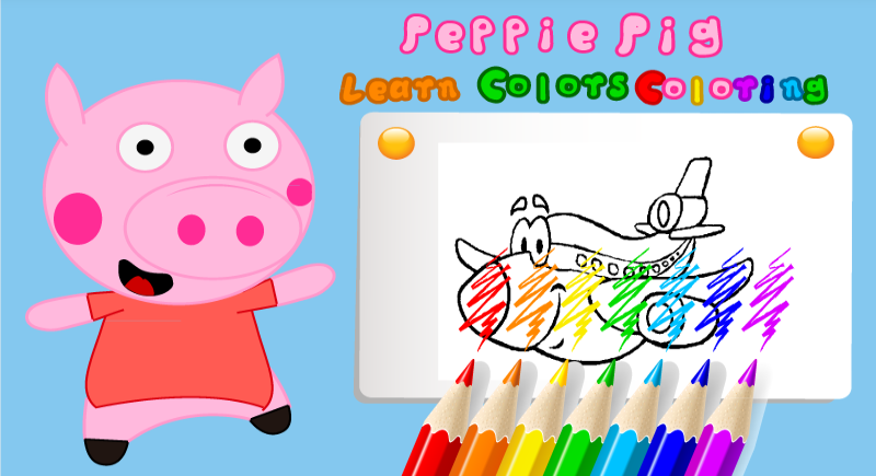 Peppie Pig Coloring Books 1.3 APK