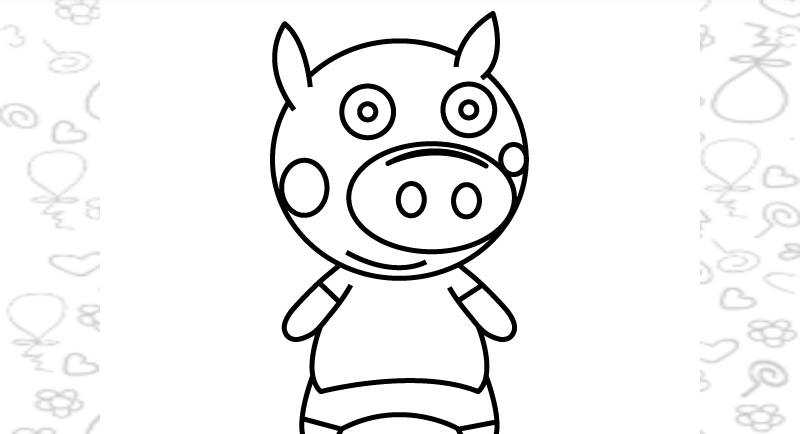 Peppie Pig Coloring Books 1.3 APK