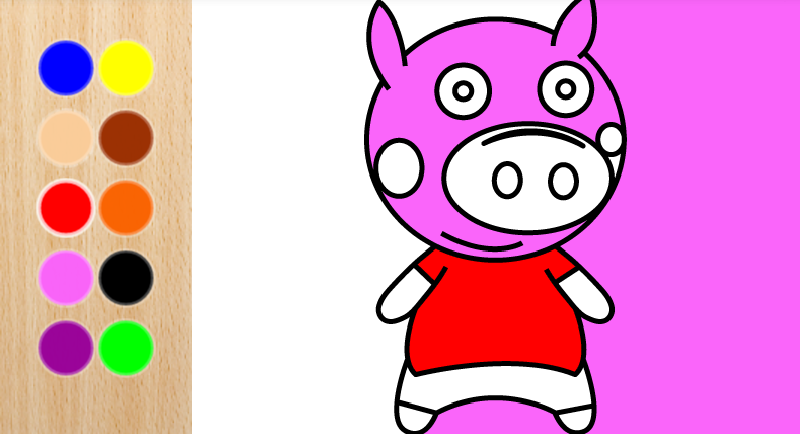 Peppie Pig Coloring Books 1.3 APK