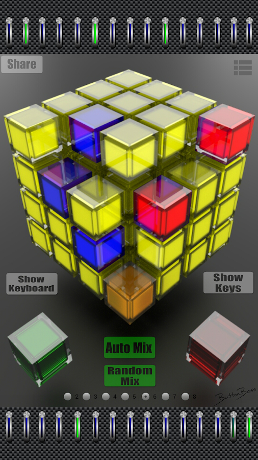 ButtonBass House Cube House APK