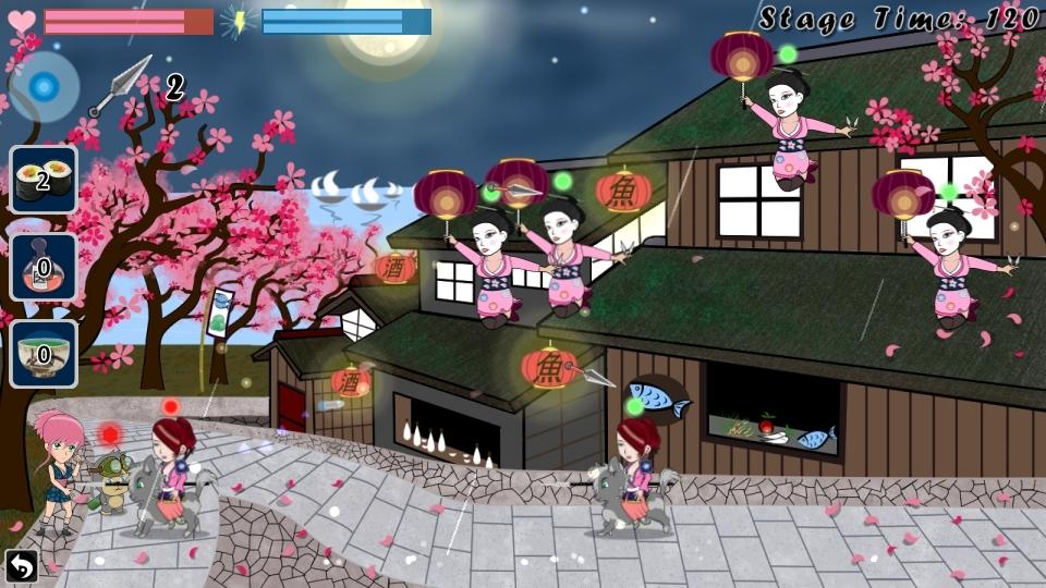 Ninja Girl: Throwing RPG  APK