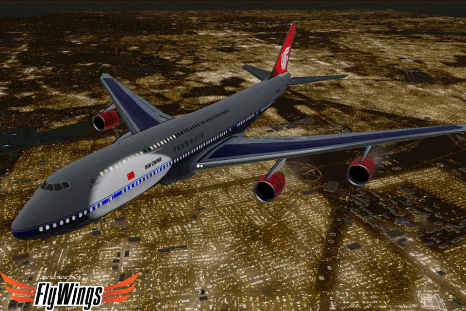 Flight Simulator Night NY Free 1.0.1 APK + OBB (Data File)