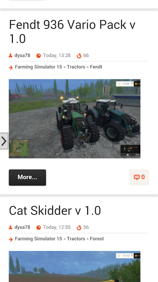 Farming simulator 2015 моды 0.2 APK