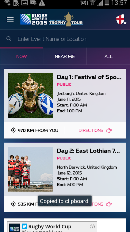 Official Rugby World Cup 2015  APK