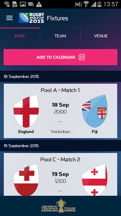 Official Rugby World Cup 2015  APK