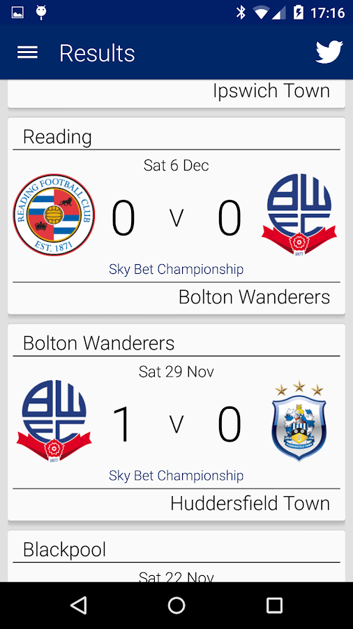 Bolton Wanderers 2017.2.6 APK