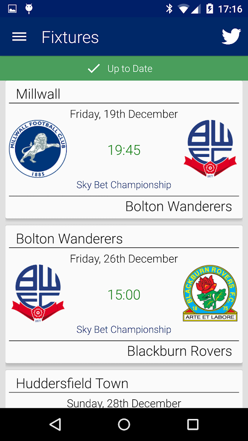 Bolton Wanderers 2017.2.6 APK