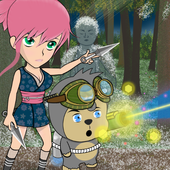 Ninja Girl: Throwing RPG  APK