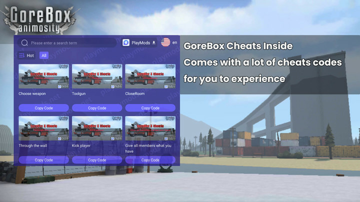 GoreBoxMod  Apk v14.9.3(Cheats Inside)