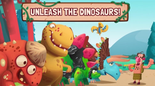 Dino Bash: Travel Through Time Mod apk