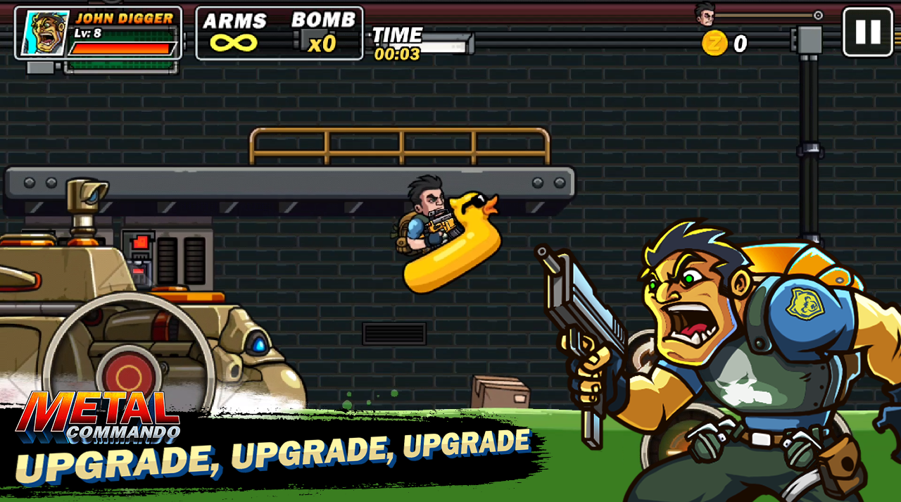 Metal Commando - 2D Platform Squad Metal Shooter