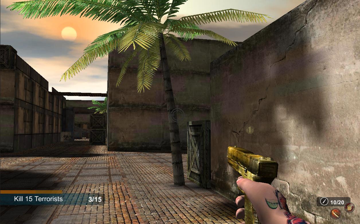 golden shooter - shooting fps game