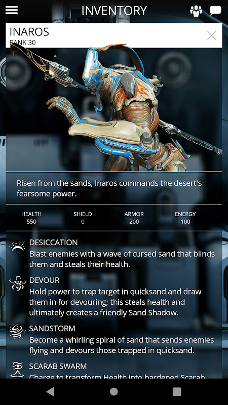 Warframe Companion