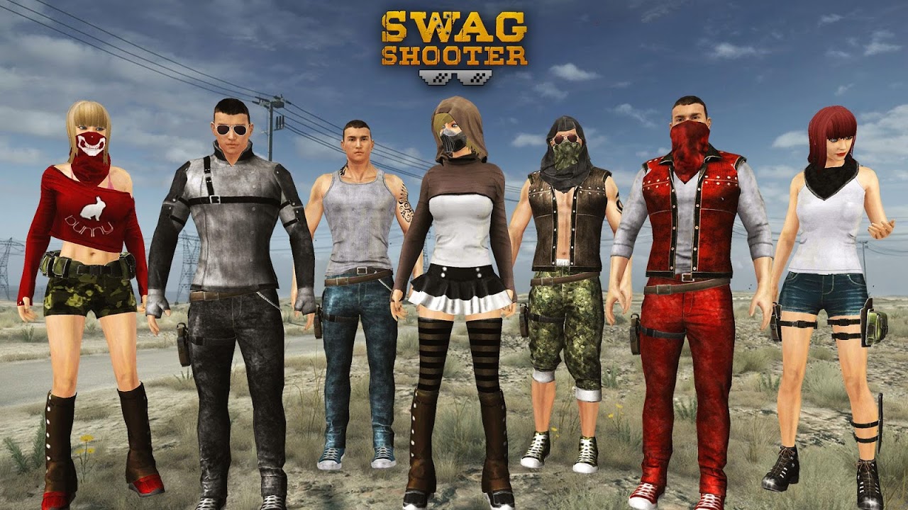 Swag Shooter - Online & Offline Battle Royale Game