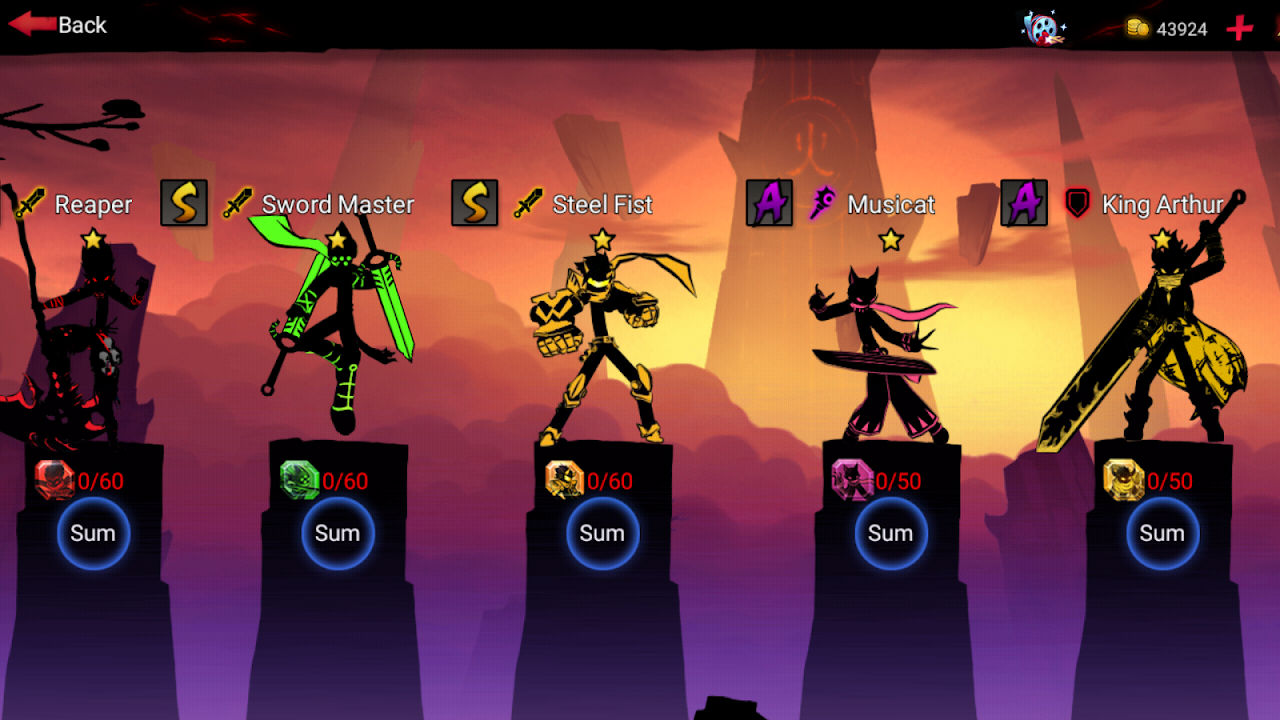 League of Stickman 2-Best Fighting RPG