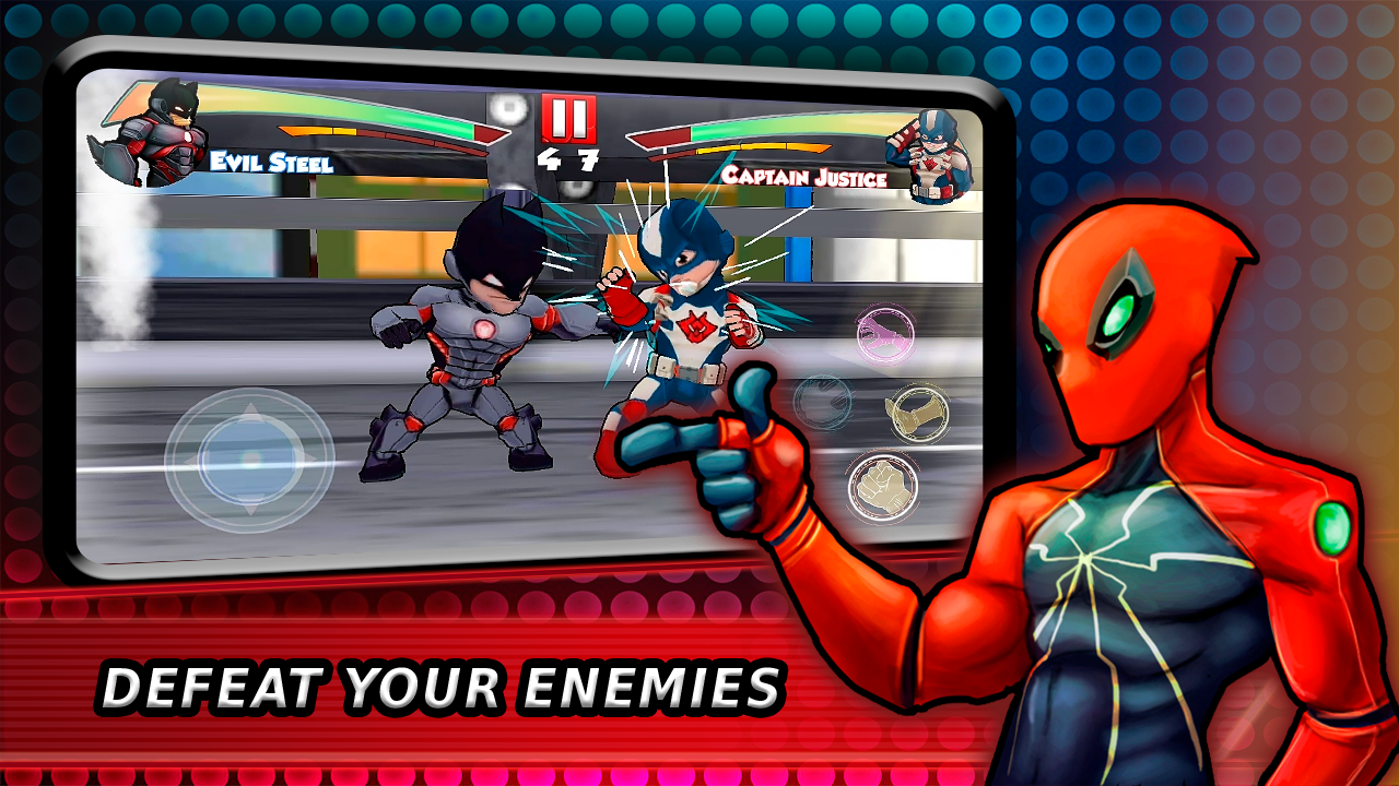 Superheroes Fighting Games Shadow Battle