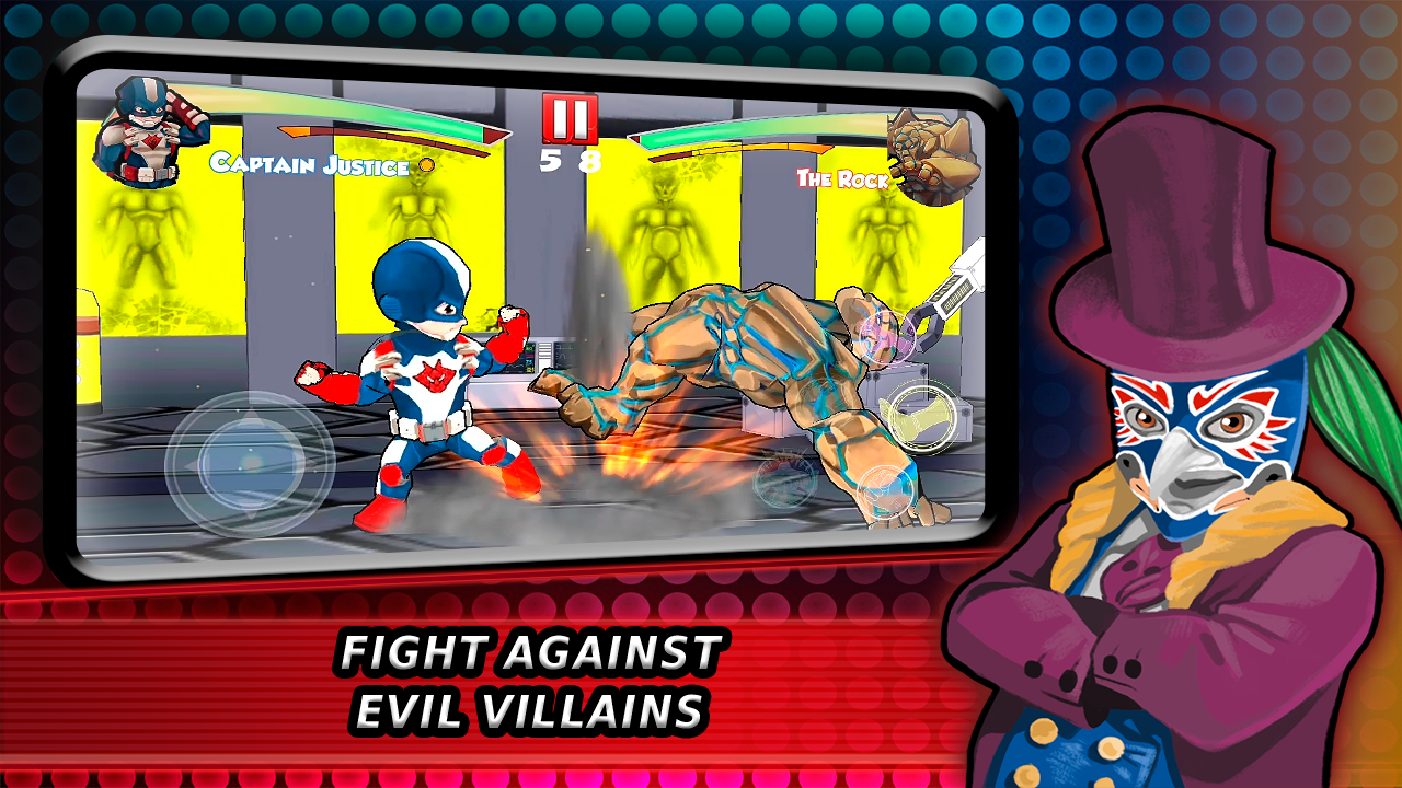 Superheroes Fighting Games Shadow Battle