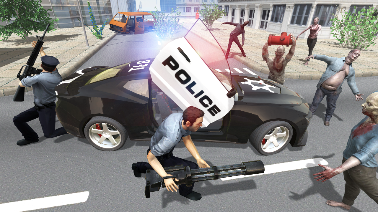 Police vs Zombie - Action games