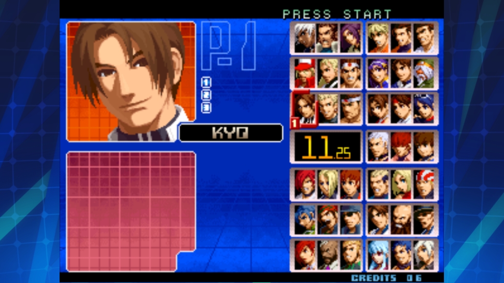 controls kof 2002