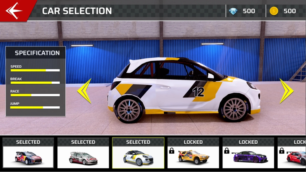 Rush Rally One Glory Racing Mod APK 1.0.1