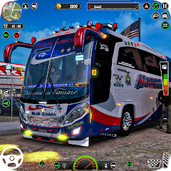 US City Bus: Coach Bus Game 3D