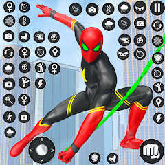 Spider Fighter Rope Hero Game