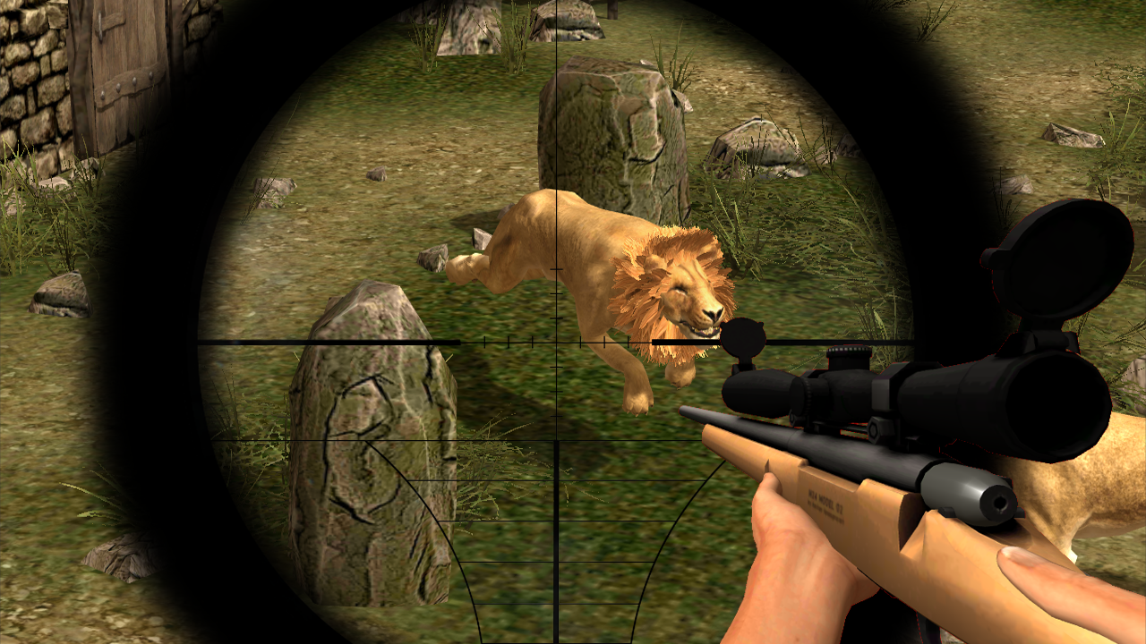 Animal Lion Sniper Hunter