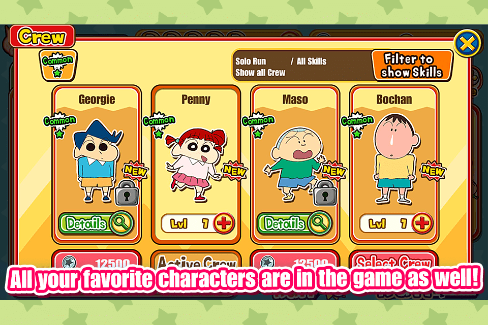 CRAYON SHINCHAN RUNNER!!