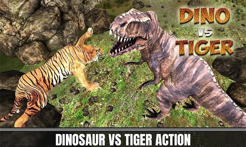 Tiger vs Dinosaur Adventure 3D