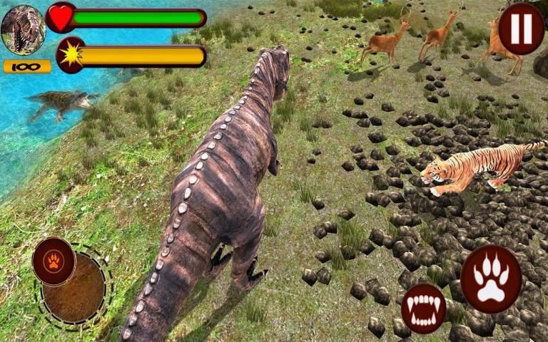 Tiger vs Dinosaur Adventure 3D