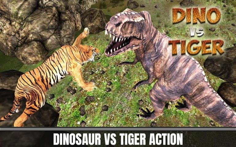 Tiger vs Dinosaur Adventure 3D