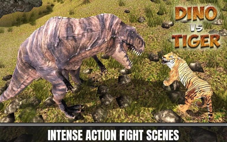 Tiger vs Dinosaur Adventure 3D