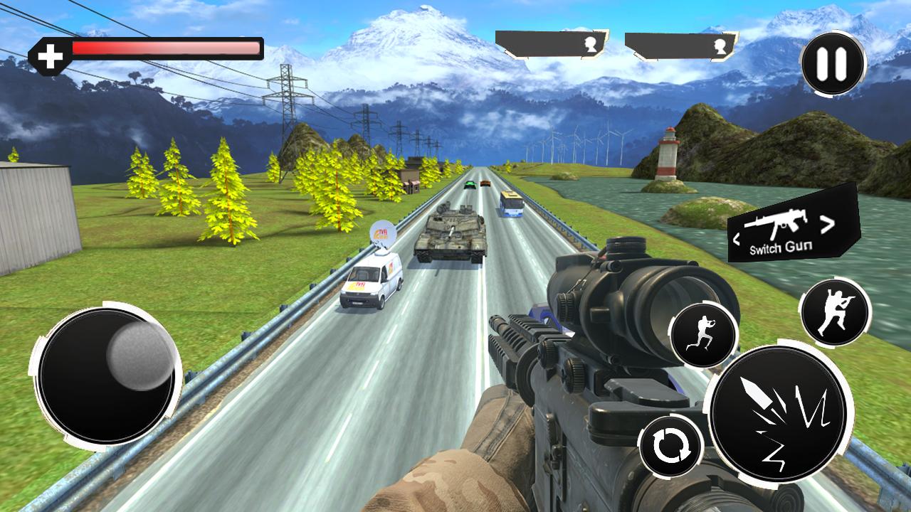 Traffic Sniper Shoot - FPS Gun War