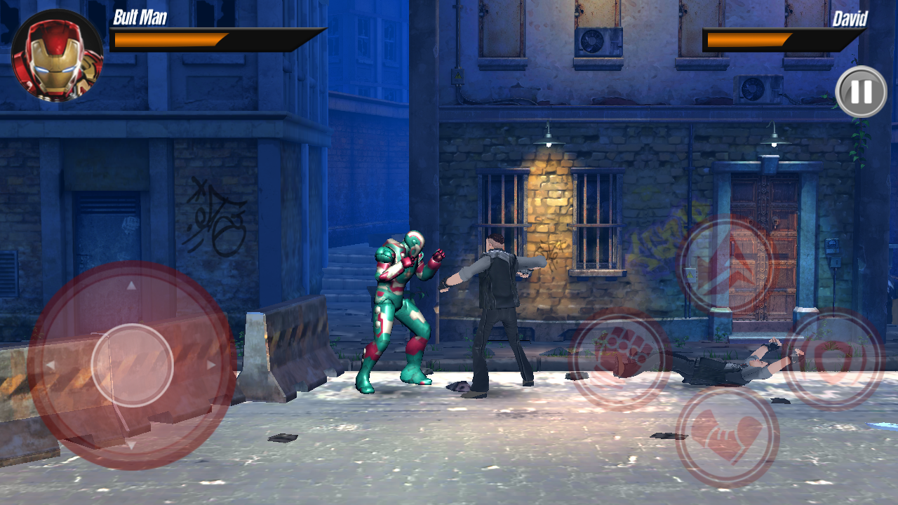 Superheroes Street Fighting Game