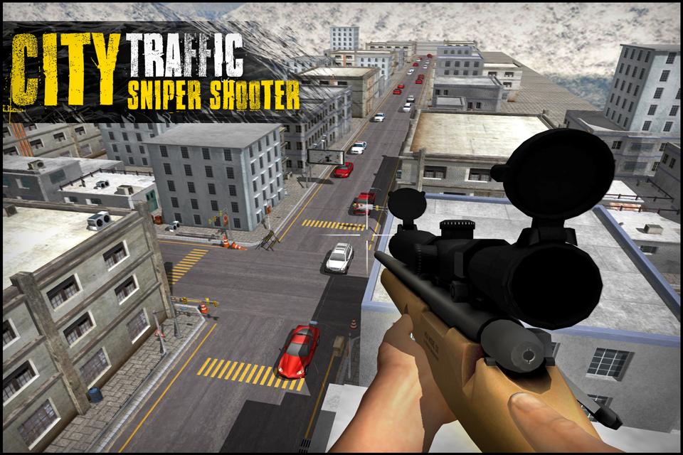 City Traffic Sniper Shooter 3D