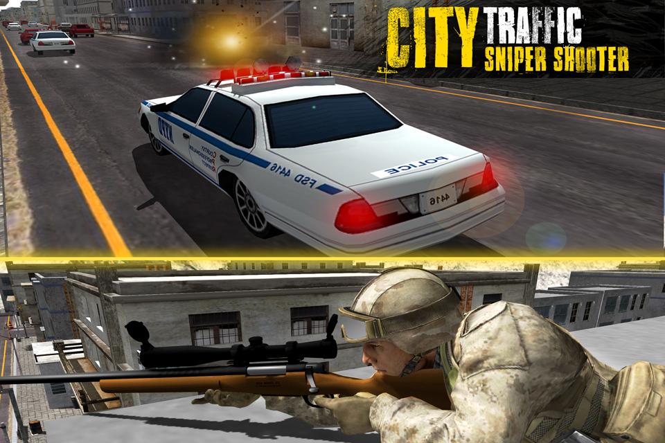 City Traffic Sniper Shooter 3D