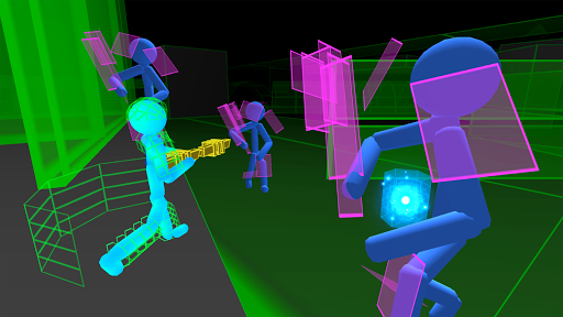 Stickman Neon Gun Warriors