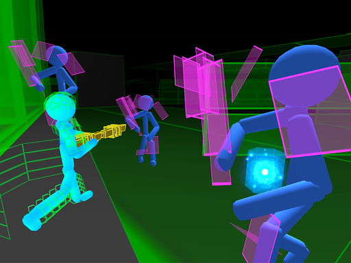 Stickman Neon Gun Warriors