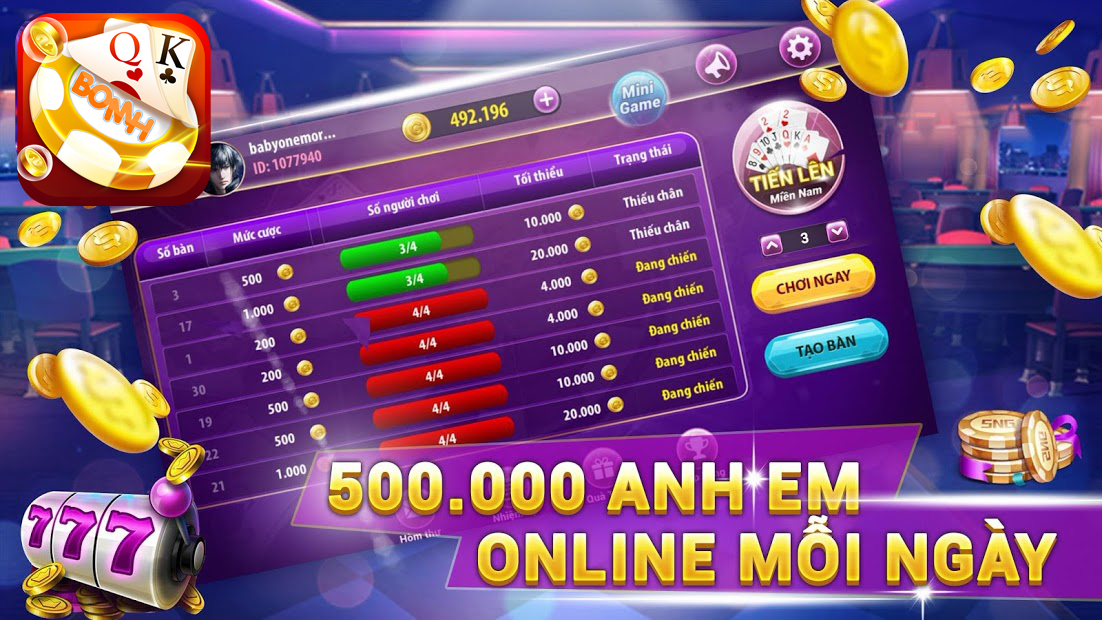 BomH Ban Ca Online - Game Bai Doi Thuong