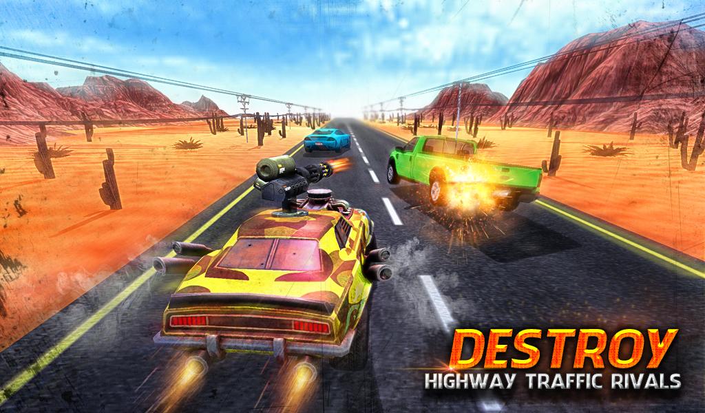 Death Race Traffic Shoot Game