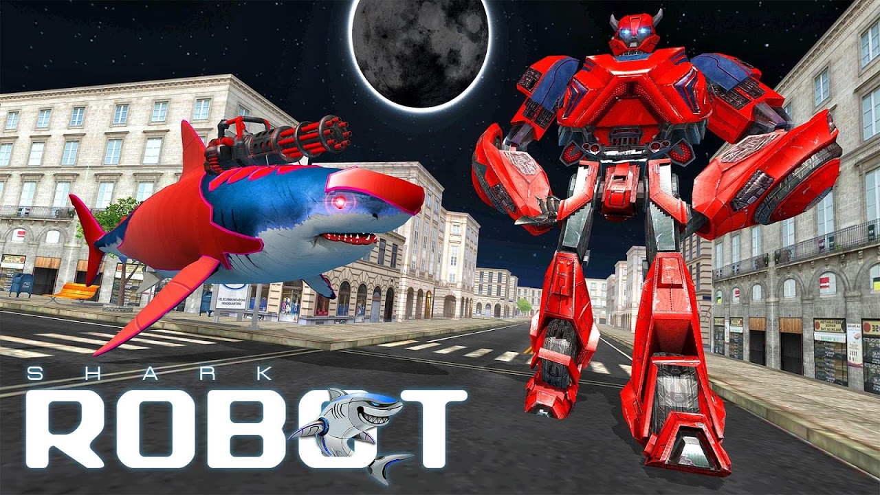 Swat Robot Shark Evolution Wars - Shark Tank Games