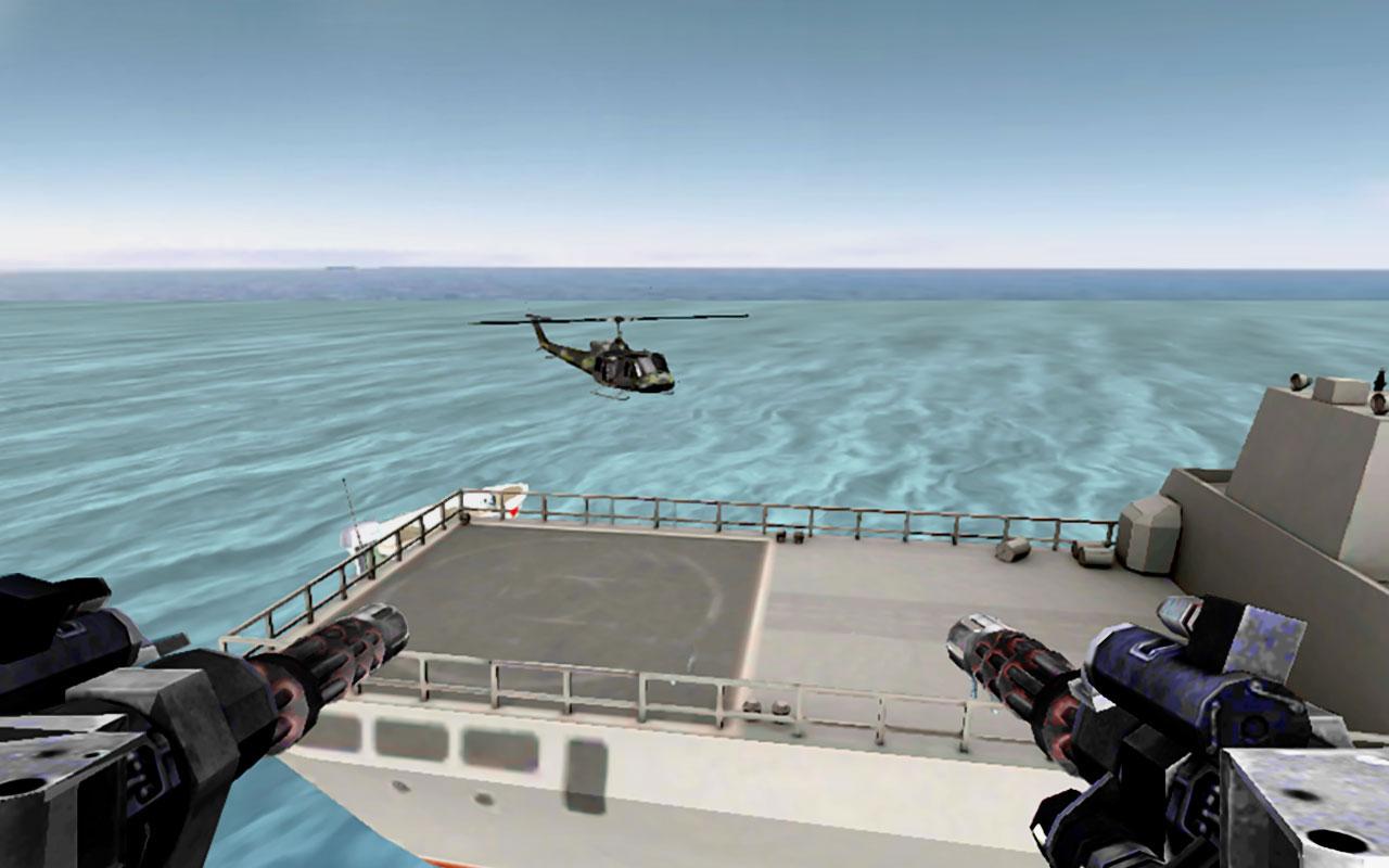 Frontline airforce shooting gunner helicopter 3d