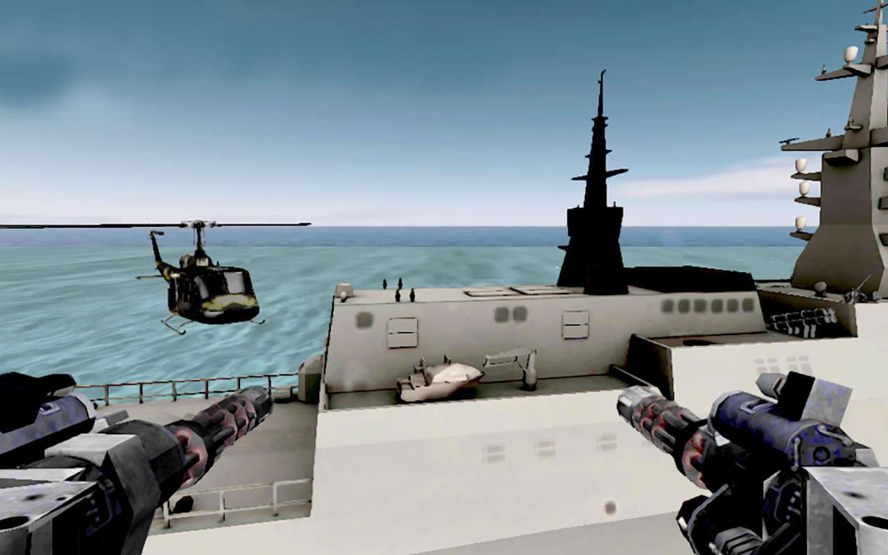 Frontline airforce shooting gunner helicopter 3d