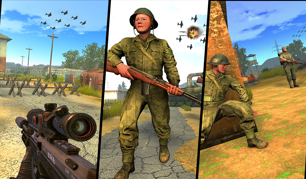 Frontline World War 2 - Fps Survival Shooting Game