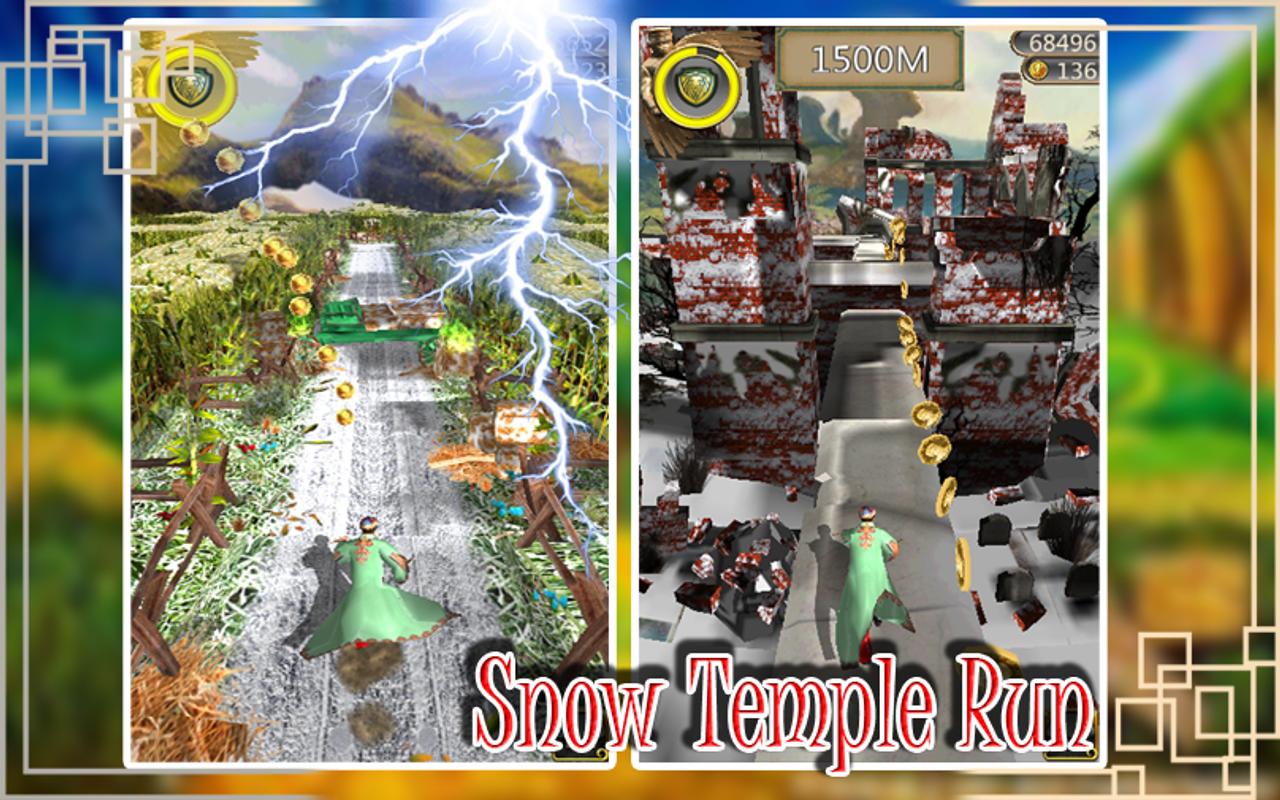 Snow Temple Run