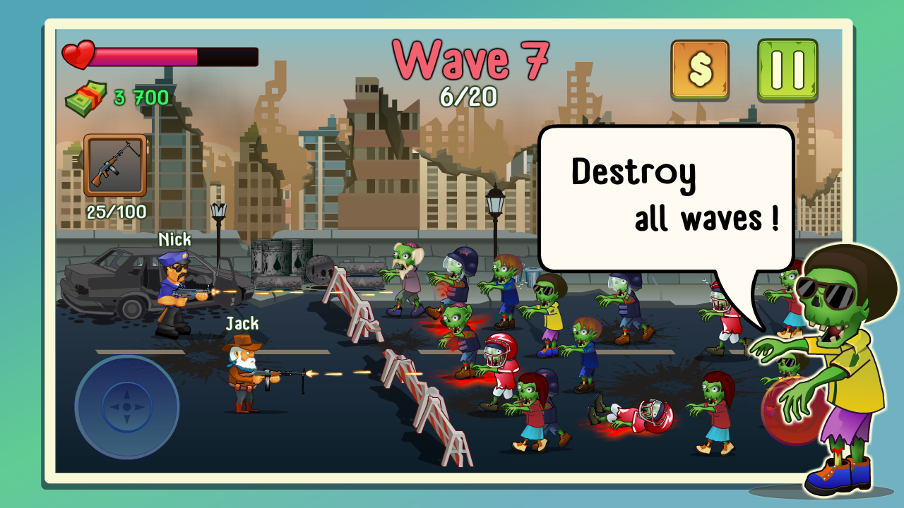 Two guys & Zombies (online game with friend)