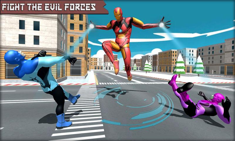 Iron Superhero War - Superhero Games