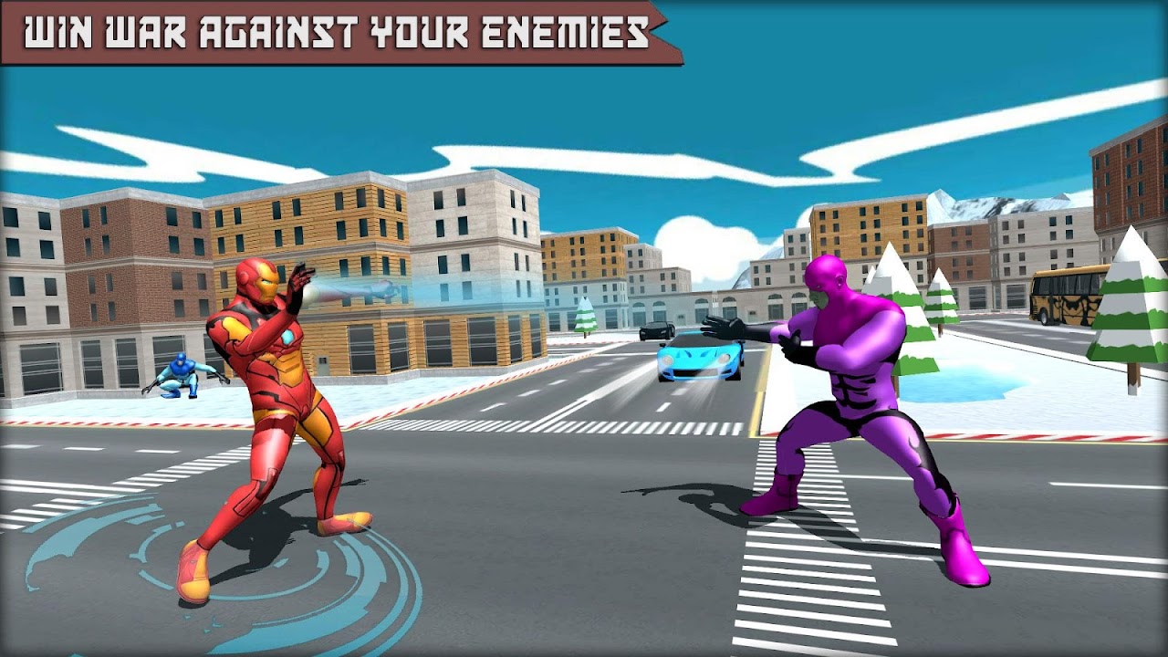 Iron Superhero War - Superhero Games